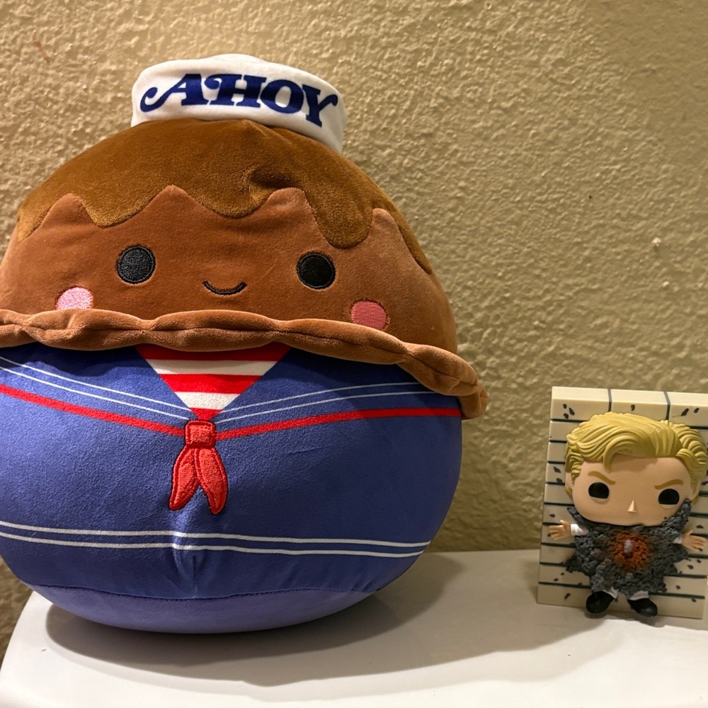 Stranger Things plush and Funko pop